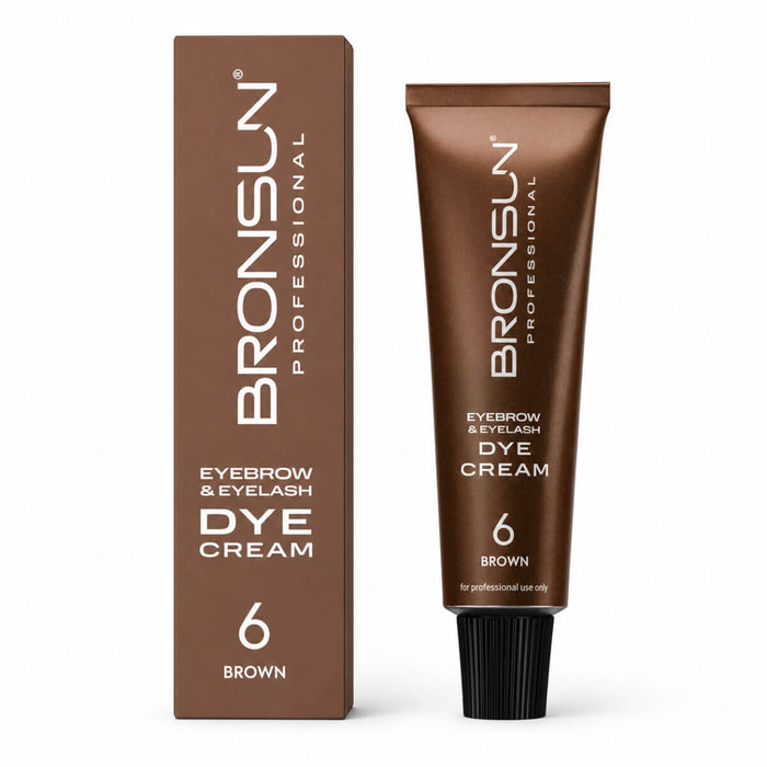 Bronsun Lash & Brow Cream Dye #6 Brown - My Lash Store