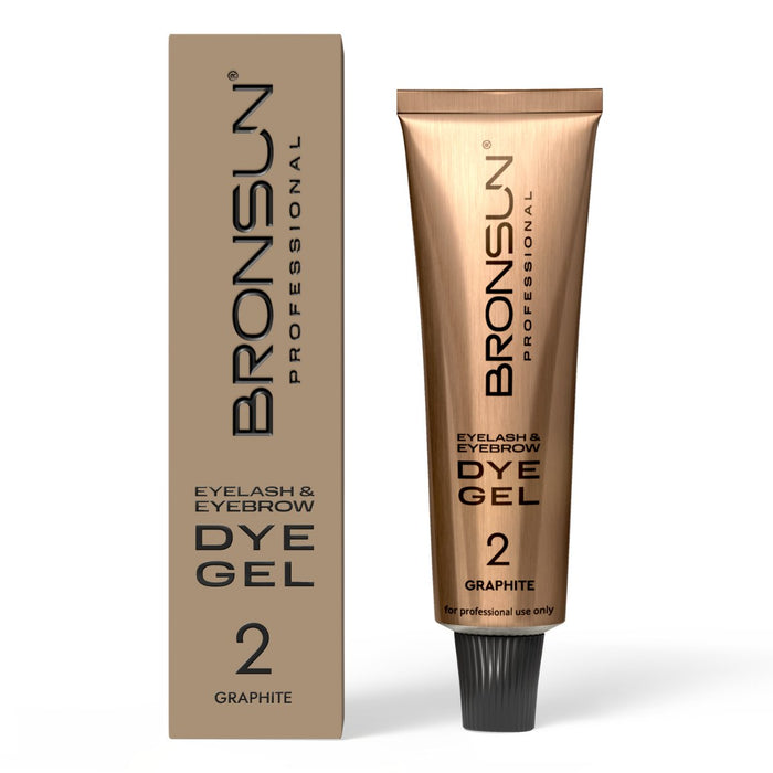 Bronsun Lash & Brow Gel Dye #2 Graphite - My Lash Store