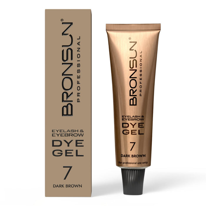 Bronsun Lash & Brow Gel Dye #7 Dark Brown - My Lash Store