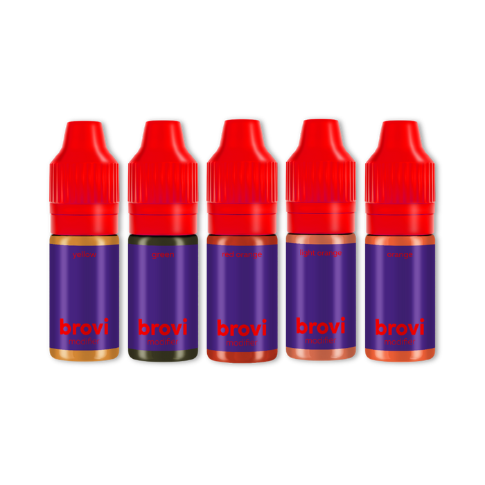 Brovi Full Corrector Set - 5 Correctors 10ml Supreme Permanent