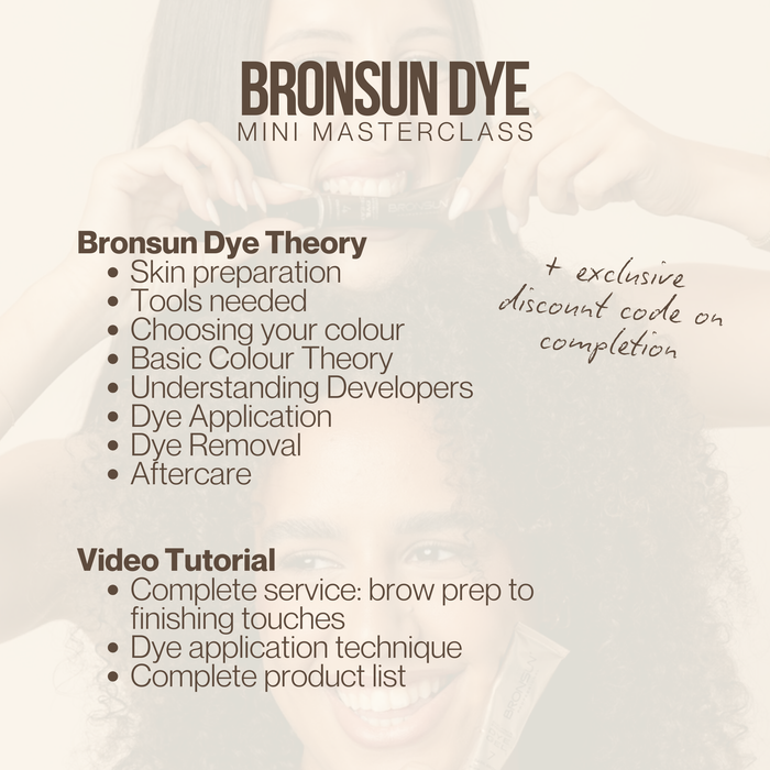 BROWED - Bronsun Dye Mini Masterclass