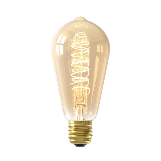 Calex Flex Filament LED Lamp - E27 - ST64 - Gold