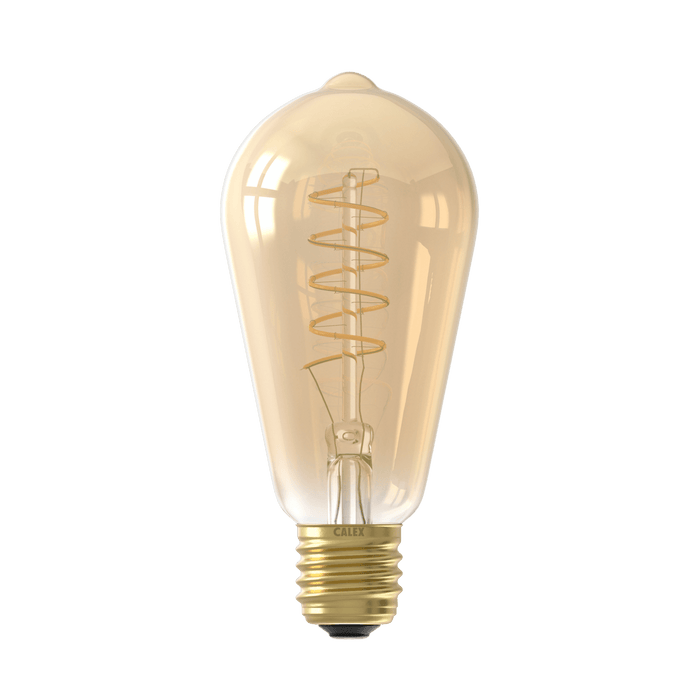 Calex Flex Filament LED Lamp - E27 - ST64 - Gold