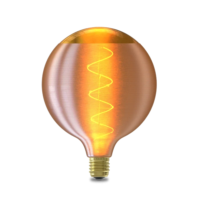 Calex Silk Series LED Bulb - E27 - G125 - Gold