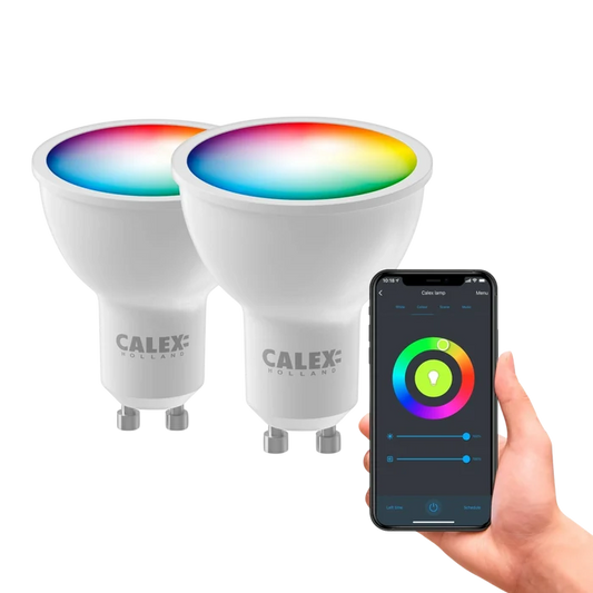 Calex Smart LED Bulb - 2 Pack - GU10 - RGB + CCT