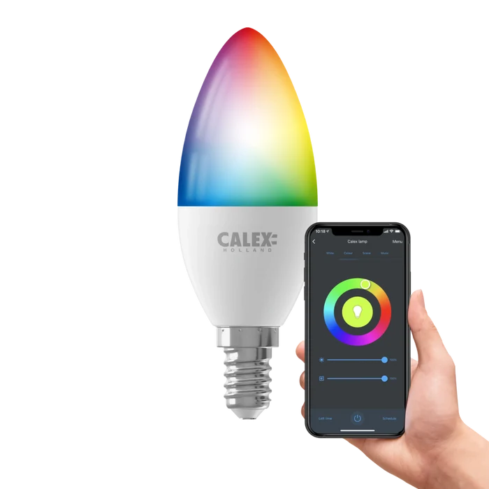 Calex Smart LED Bulb - E14 - B35 - RGB + CCT