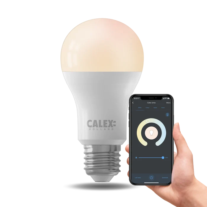 Calex Smart LED Bulb - E27 - A60 - White - 9.4W