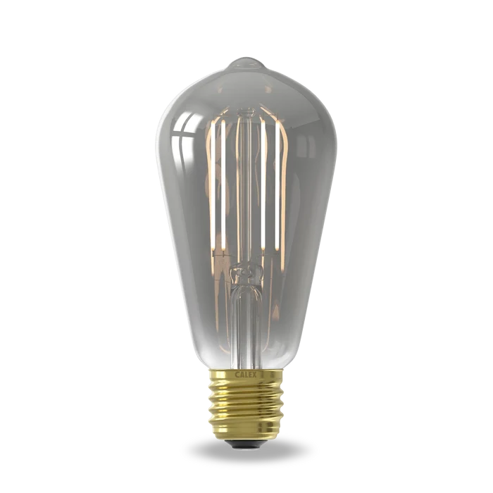 Calex Smart LED Bulb - E27 - Filament - ST64 - CC - Titanium