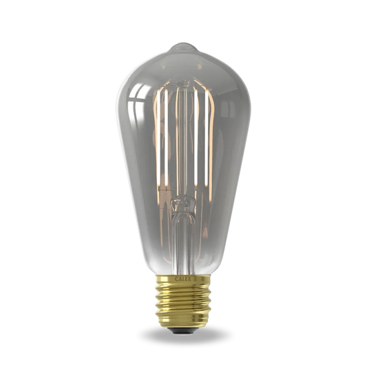 Calex Smart LED Bulb - E27 - Filament - ST64 - CC - Titanium
