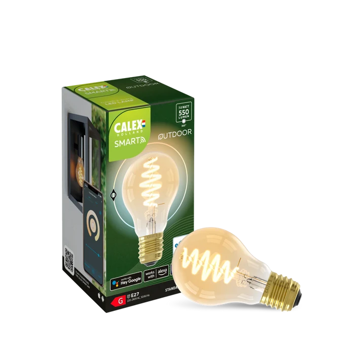 Calex Smart LED Bulb Mesh - E27 - A60 - CCT - Gold