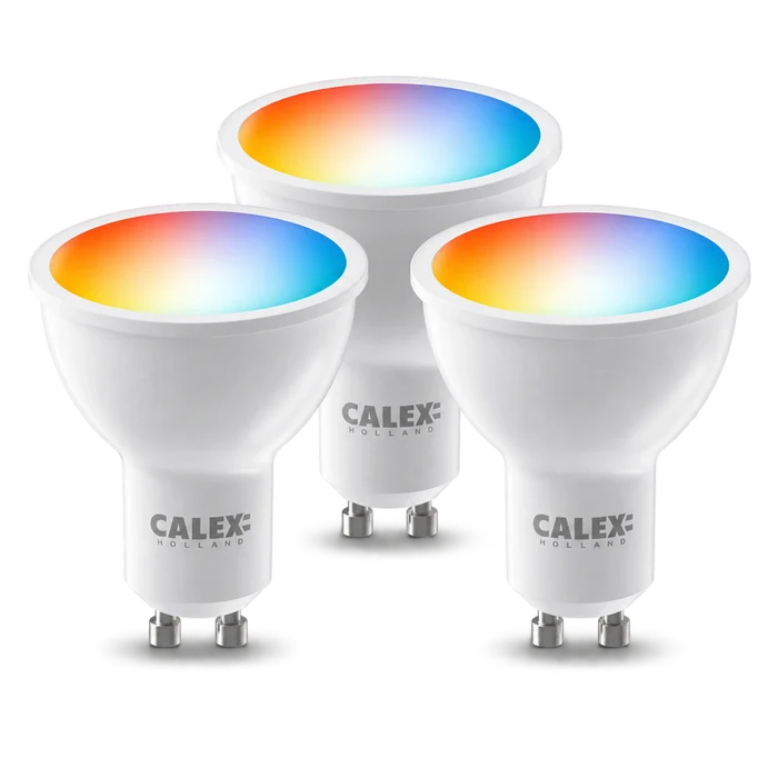 Calex Smart Reflector - 3 pieces - GU10 - RGB