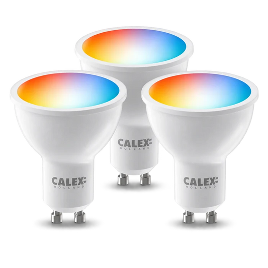 Calex Smart Reflector - 3 pieces - GU10 - RGB