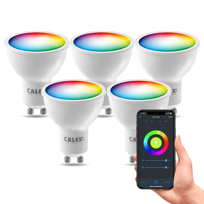 Calex Smart Reflector - 5 pieces - GU10 - RGB
