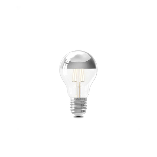 Calex Top Mirror Bulb - E27 - Filament - A60 - Chrome
