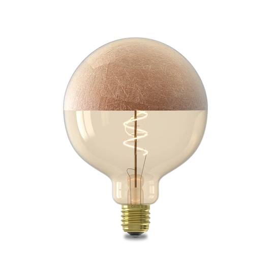 Calex Top mirror Bulb - E27 - G125 - Filament - G125 - Copper