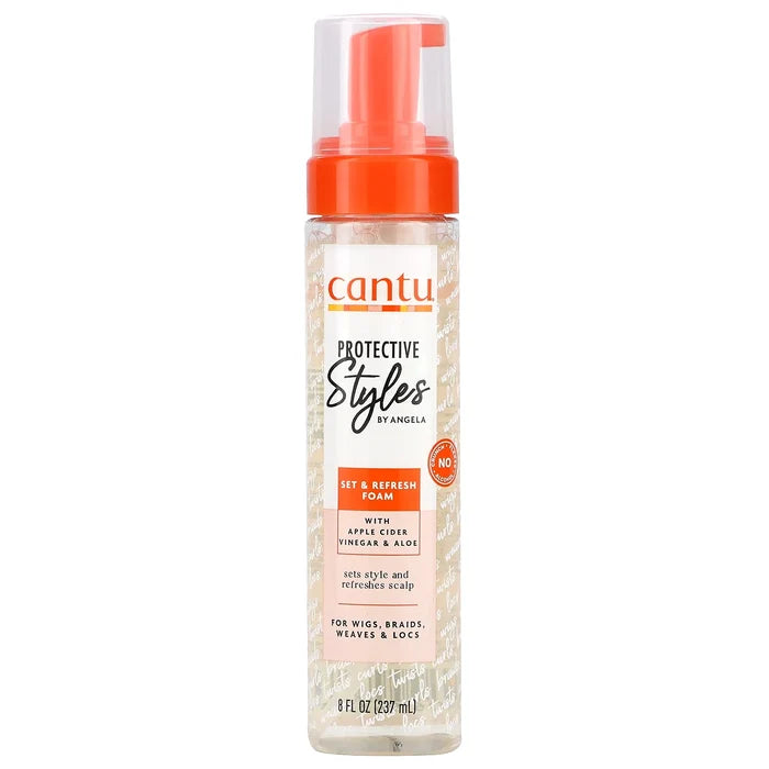 Cantu Protective Styles Set & Refresh Foam 8 Oz 273 mL