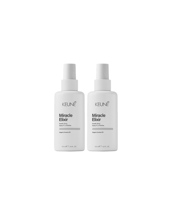 Miracle Elixer Keratin Spray per 2 stuks verkrijgbaar bij Care For Hair