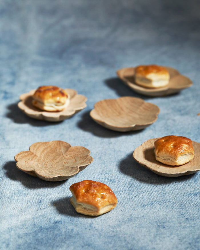 Carved Chestnut Dish - Ume (OUT OF STOCK)