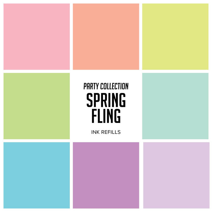 Catherine Pooler - Spring Fling - Reinkers/Refills. These Reinkers are from the Spring Fling Collection. Select Bellini, Garden Party, It's A Boy, Oh Boy!, It's A Girl, Melon Ice, Mint To Be, Minted, Pixie Dust, Sweet Sixteen, Sweet Sixteen from the drop down. Each Sold Separately. Available at Embellish Away located in Bowmanville Ontario Canada.