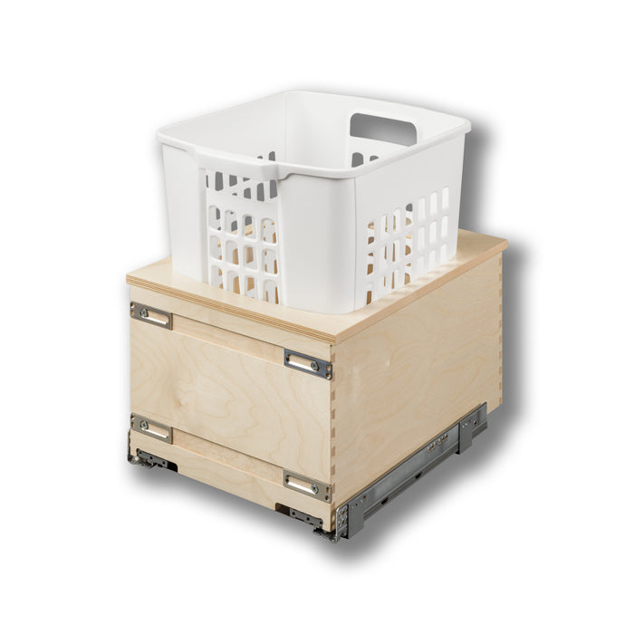 #Option_14 3/8 x 19 5/8 x 20 - Blum Movento Slides, 1.3 Bushel Hamper