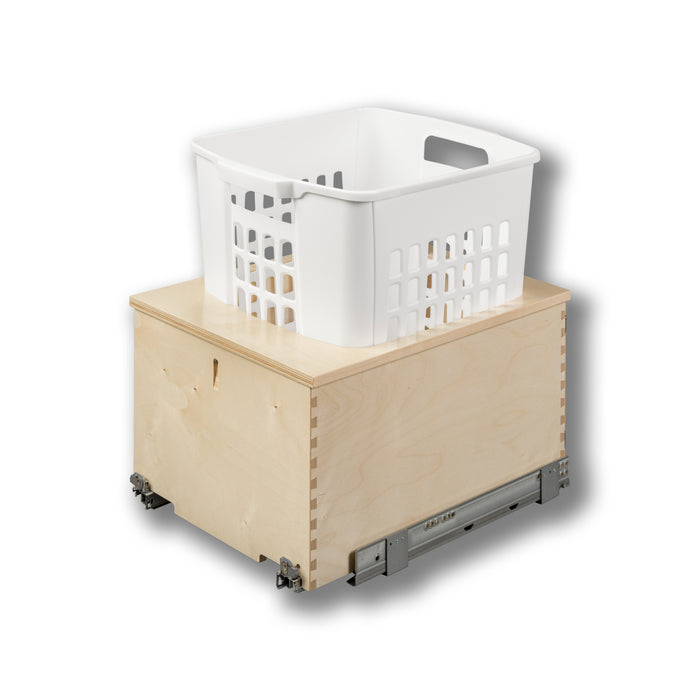 #Option_14 3/8 x 19 5/8 x 20 - Blum Movento Slides, 1.3 Bushel Hamper