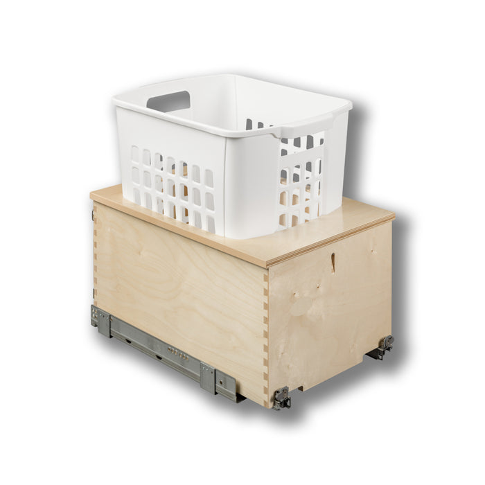 #Option_14 3/8 x 19 5/8 x 20 - Blum Movento Slides, 1.3 Bushel Hamper