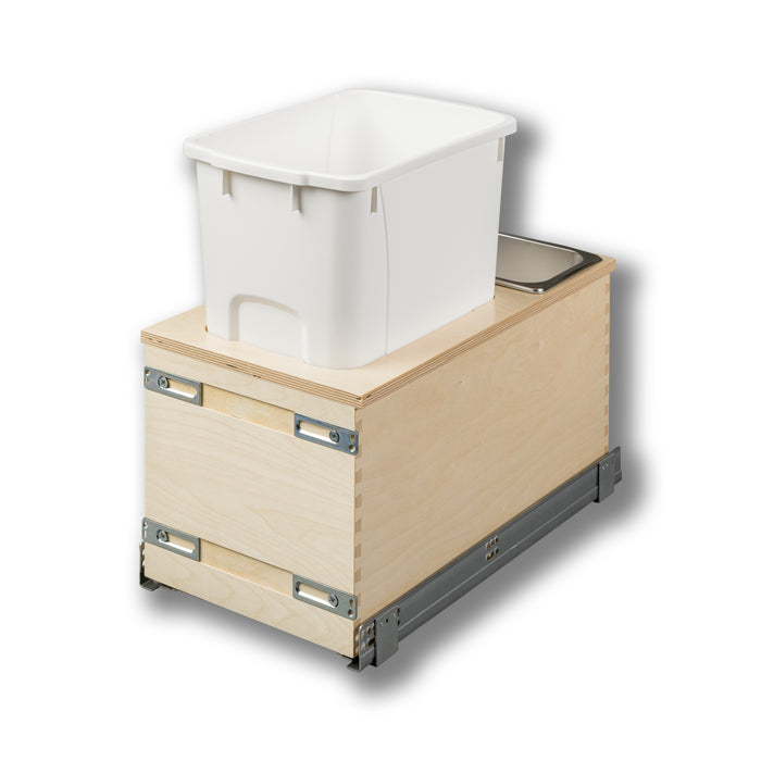 #Option_11 3/8 x 19 5/8 x 21 1/2 - Single 34-Quart Bin, Rear Storage Compartment