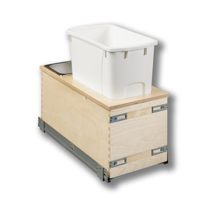 #Option_11 3/8 x 19 5/8 x 21 1/2 - Single 34-Quart Bin, Rear Storage Compartment