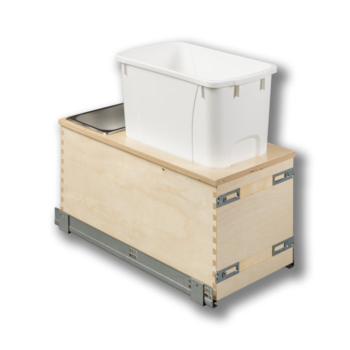 #Option_11 3/8 x 19 5/8 x 21 1/2 - Single 34-Quart Bin, Rear Storage Compartment