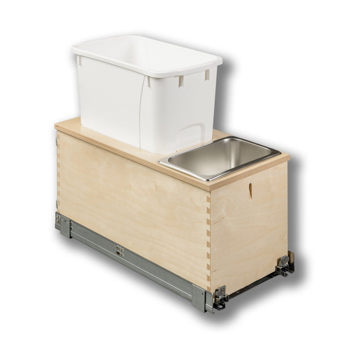 #Option_11 3/8 x 19 5/8 x 21 1/2 - Single 34-Quart Bin, Rear Storage Compartment