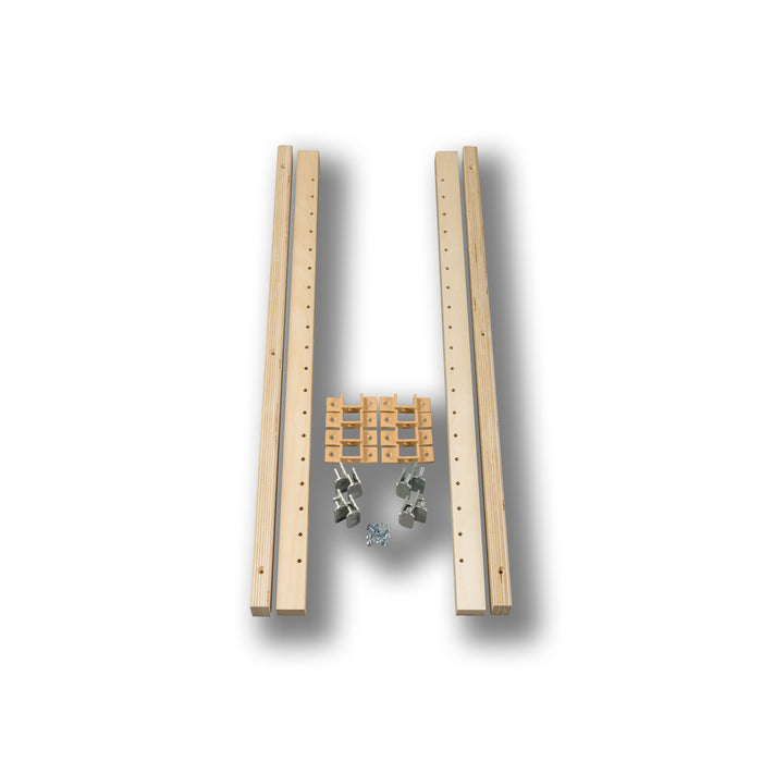 #Option_1 1/4 x 27 1/8 - 8 Brackets w/ Screws, 4 Pilasters, 8 Support Clips