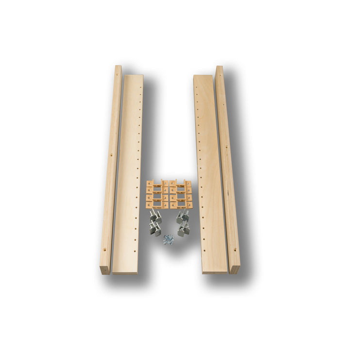 #Option_2 1/2 x 27 1/8 - 8 Brackets w/ Screws, 4 Pilasters, 8 Support Clips
