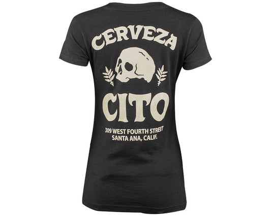 Cerveza Cito Women's V-Neck Tee Back