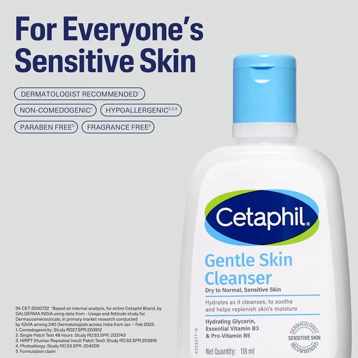 CETAPHIL GENTLE SKIN CLEANSER 118ML