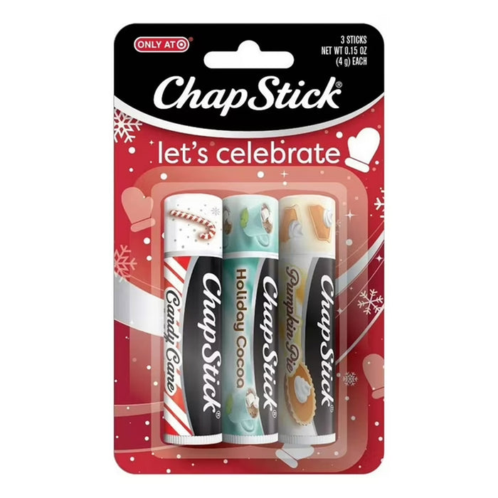 ChapStick Holiday Flavors Lip Balm 3ct 0.15oz/ 4g