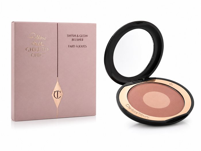 Charlotte Tilbury Cheek To Chic Swish & Glow Blusher # Pillow Talk