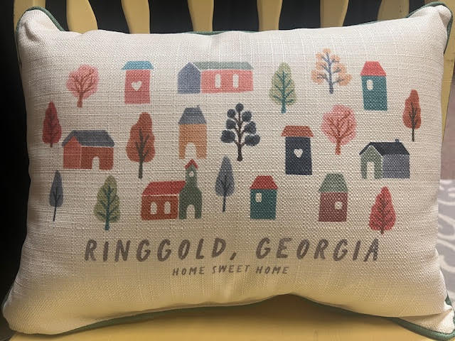 CHARMING HOMETOWN RECTANGLE PILLOW RINGGOLD HOME SWEET HOME