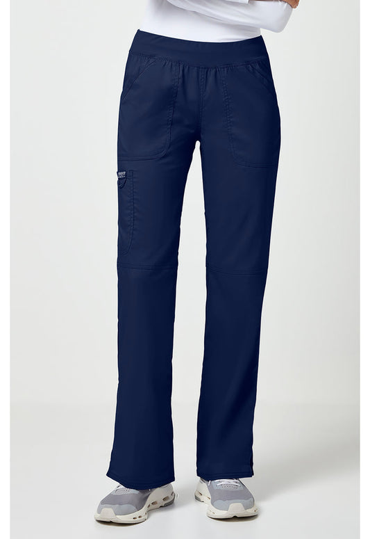 Cherokee Workwear Revolution Mid Rise Straight Leg Pull-On Scrub Pants