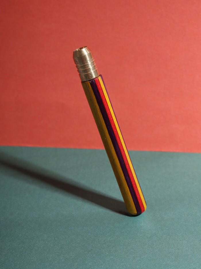 Choctaw Rainbow Cigarette Holder | Yellow - Purple - Red-Image 1