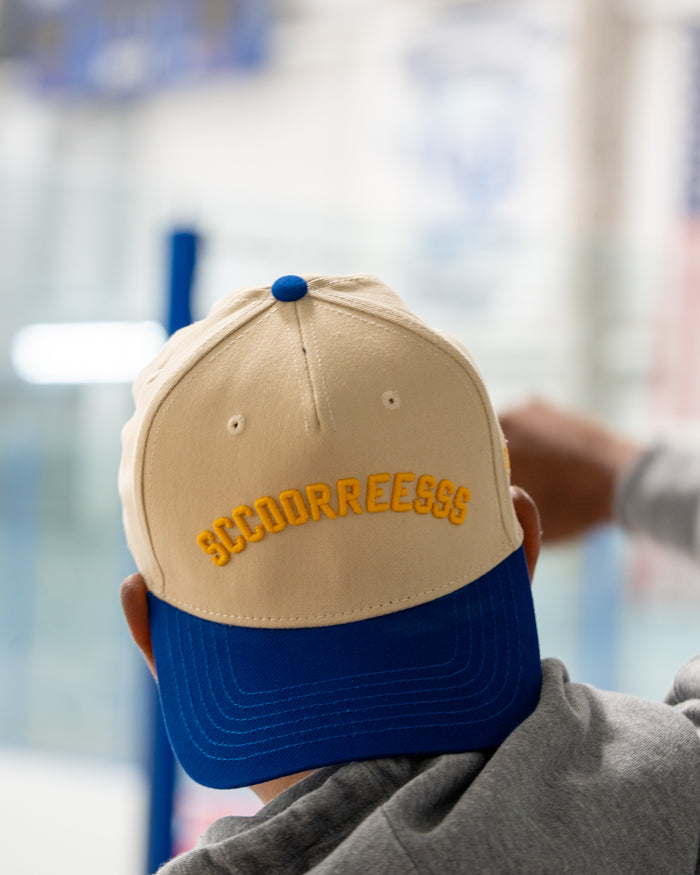 (code)word Sccoorreesss Cream Two Tone Yellow & Royal  Hat