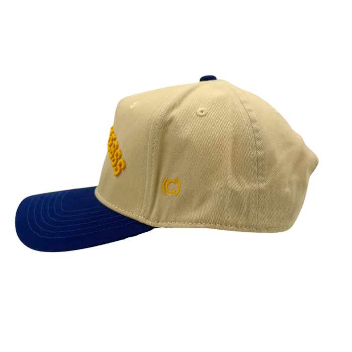 (code)word Sccoorreesss Cream Two Tone Yellow & Royal  Hat