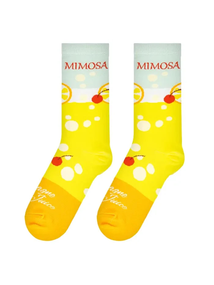 Cool Socks Mimosa Recipe - Womens Crew Folded
