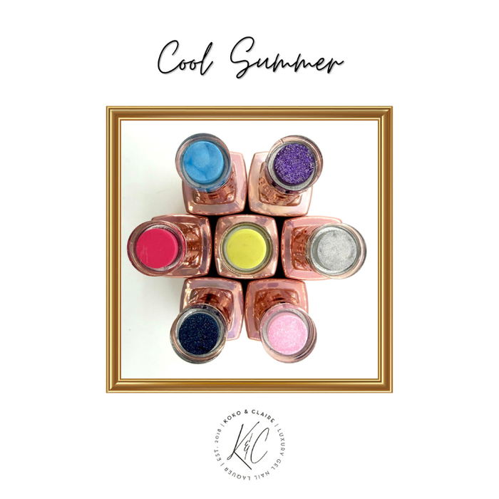 Cool Summer - Koko & Claire 7pc Polish Set