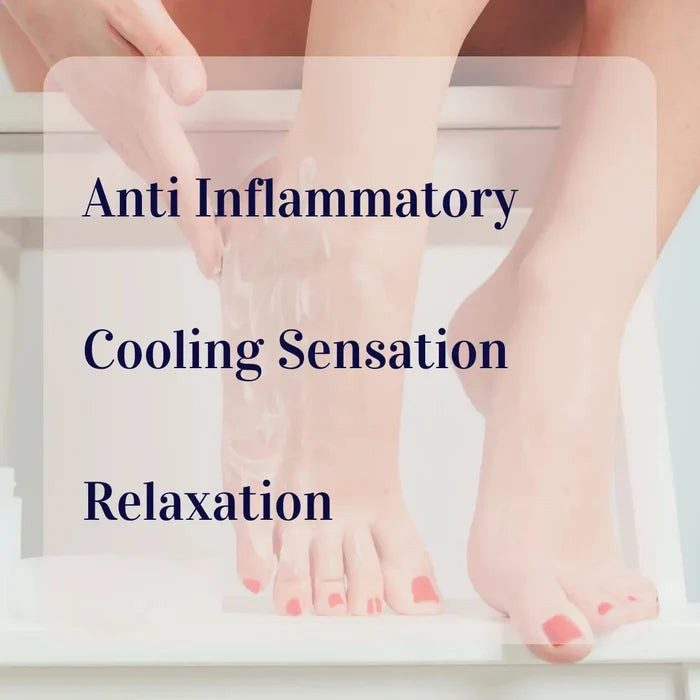 Cooling Foot Cream With Peppermint #skincare#
