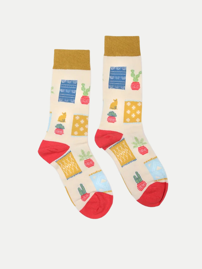 Cosmic Crew Socks | Plants, Cats & Mats-Image 1