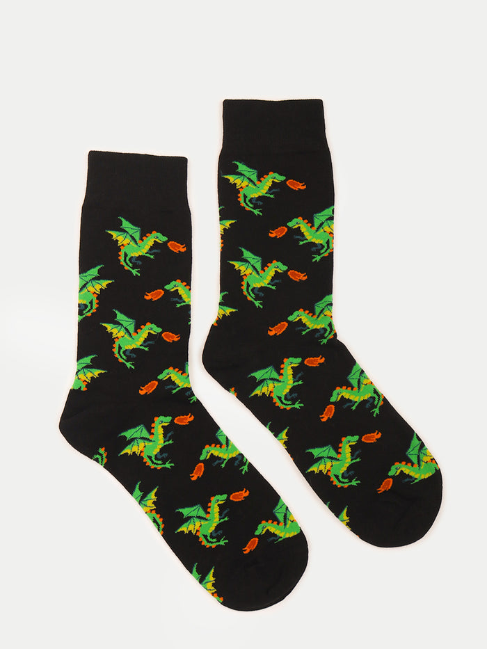 Cosmic Crew Socks | Fire Dragon-Image 1