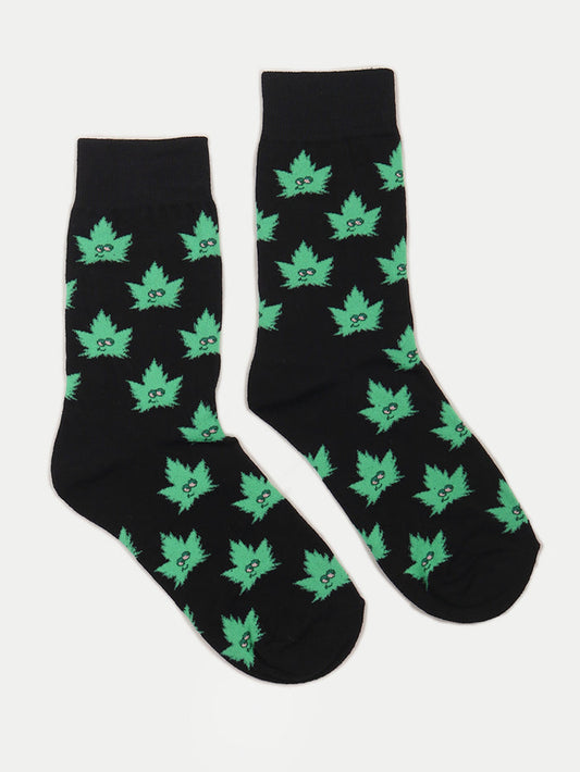 Cosmic Crew Socks | Happy Leaf-Image 1
