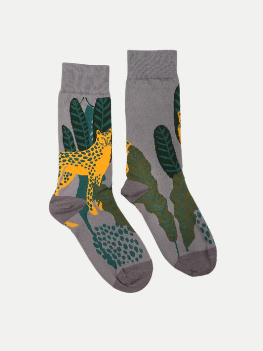 Cosmic Crew Socks | Leopard Jungle-Image 1
