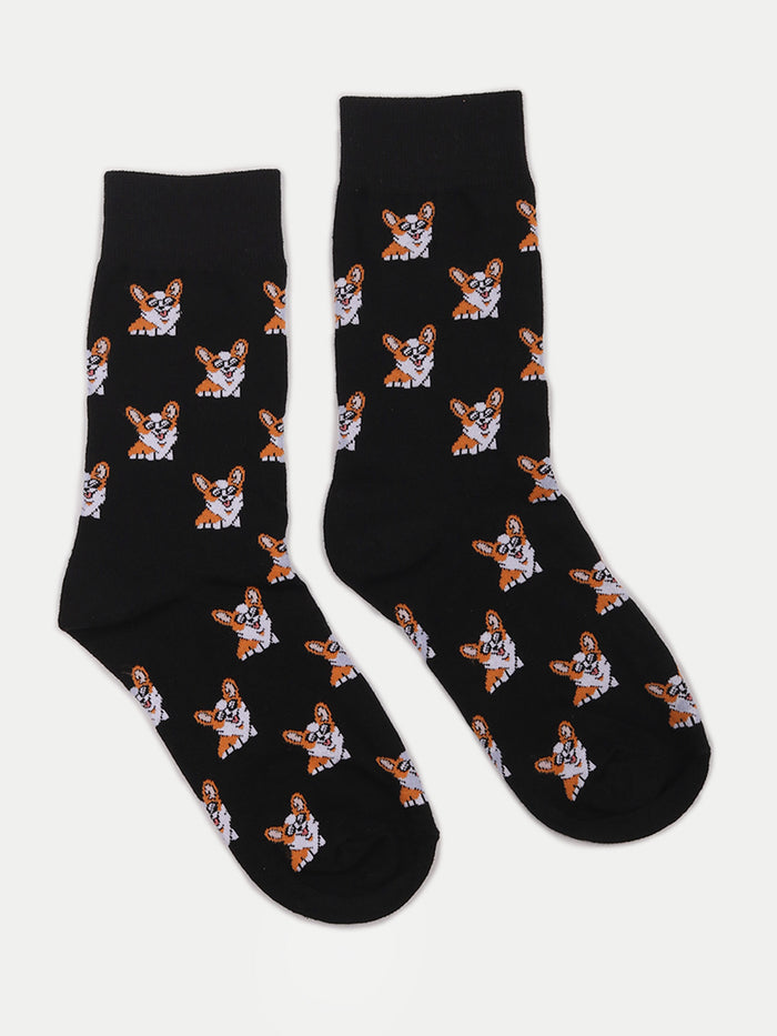 Cosmic Crew Socks | Cool Corgi-Image 1