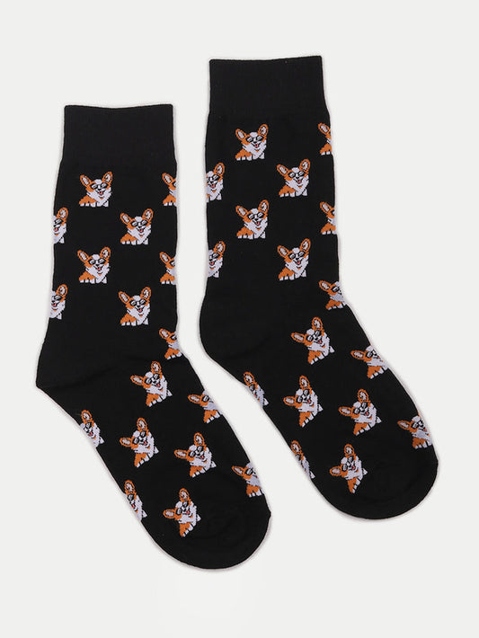 Cosmic Crew Socks | Cool Corgi-Image 1